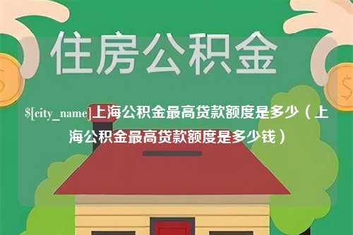 瑞安上海公积金最高贷款额度是多少（上海公积金最高贷款额度是多少钱）