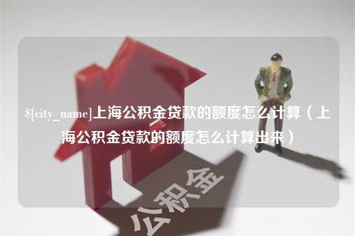 瑞安上海公积金贷款的额度怎么计算（上海公积金贷款的额度怎么计算出来）